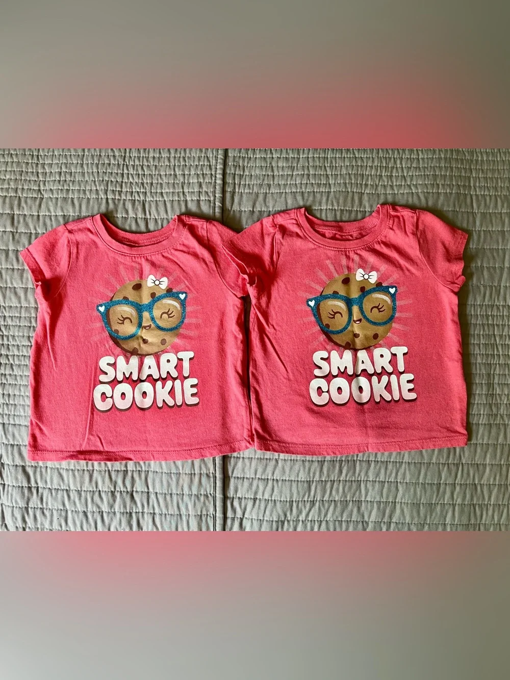 TWIN GIRLS | Tshirt from The Children’s Place 12-18m